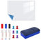 Relota Tableau Blanc Magnetique 40 X 60 cm, Film Magnétique Autocollant avec 4 Stylos Marqueurs Et Effaceur, Effaçable à Sec Tableau Aimanté Frigo pour Mémo, Plannings de Repas, Notes, Cuisine Liste