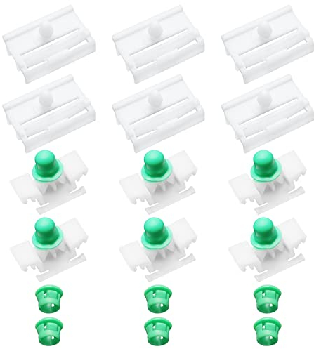 YINETTECH 60 Stück Auto Seitenschweller Schnalle Ersatz 51718184574 51711932996 51132251394 Kompatibel mit BMW 3er E32 E36 E46 E90 E91