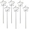 Metall Fotohalter, 6 Pcs Metalldrähte Memo Clip, Kartenhalter, Tischnummer Clip, für Party Geburtstag Hochzeit Kuchen Dekor