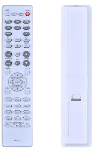 RC-1222 Replacement Remote Control for DENON Hi-Fi All-in-One Network CD Receiver RCD-N10
