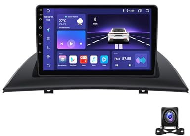 Android 12 Autoradio 2 Din Radio Für BMW X3 E83 2004~2012 9 Zoll Android Mit Navi Stereo Auto Bluetooth Doppel Din Radio Mit Rückfahrkamera FM Radio Carplay/Auto,8 core m700s 8g+128g