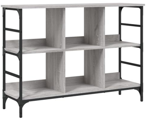 vidaXL Sideboard Grau Sonoma 102x32x73,5 cm Holzwerkstoff