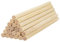 HOSSIAN 20 racine Bâtonnets Bois,bâtons de travaux manuels bâton rond, bois rond pour travaux manuels,(6mm/0.23inch) (Bouleau 30cm * 6mm)