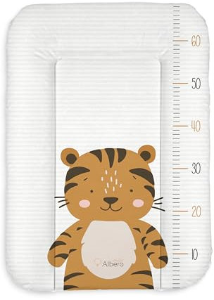 Baby Wickelauflage Kleiner Tiger 70 x 50 cm - Waschbare Wickelunterlage für Unterwegs - Wickelauflage Zubehör - Wickelauflagen Bezüge - Wickeltischauflage Wickelaufsatz Wickeltasche