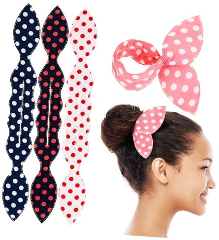 CRILSTYLEO Effortless Bun Maker for Hair Quick Styling Tool Hair Bun Roller Set Soft Sponge