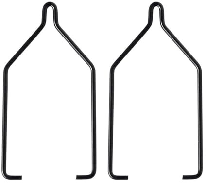 MiOYOOW Reptilien Klemmlampenhalterung, 2-teiliger Reptilien Lampenaufhängerhalter, Abnehmbarer Terrarium Lampen Befestigungsclip für 5,5-8,5 Zoll Große Lampenschirme