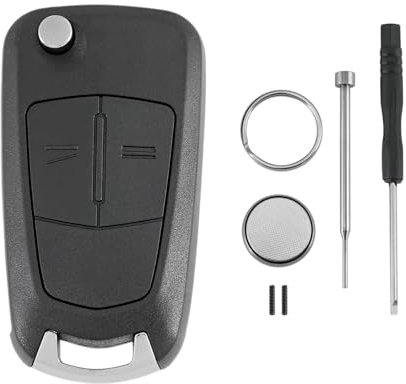 For Opel Vauxhall Vectra C Key Corsa D Key Case Astra H Corsa D Key 2 Buttons Car Key Fob Case Battery CR2032 Pin Removal Tool