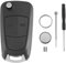 For Opel Vauxhall Vectra C Key Corsa D Key Case Astra H Corsa D Key 2 Buttons Car Key Fob Case Battery CR2032 Pin Removal Tool