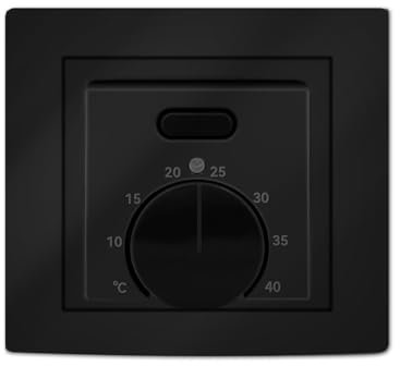 Lamsimoy MK05 Room Thermostat Floor Heating Room Thermostat 220V 16A Temperature Controller for Floor Heating System Black