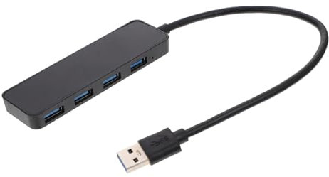 jojofuny Hub USB Portátil Puertos Docking Station Multifuncional para Pc Ultrabooks Y Tablets Expansión De Interfaces USB Sin Fuente De Alimentación