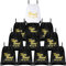 11 Stück Junggesellenabschied Frauen Team Bride Turnbeutel mit Kordelzug JGA Frauen Turnbeutel Damen Team Bride Rucksack Set Braut Tasche Team Braut für Verlobung JGA Hochzeit Schwarz Weiß