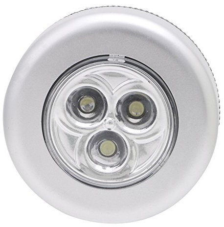 Hangsu Lámpara de 3 LED para coche, hogar, pared, camping, luz nocturna con pilas