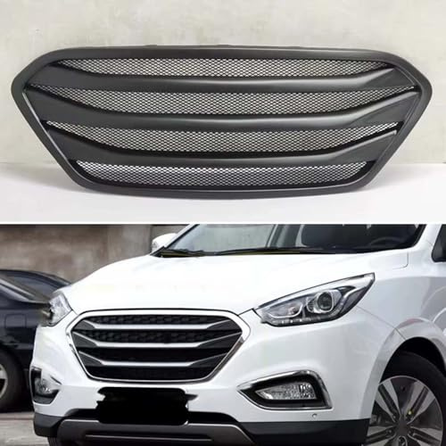Griglia Anteriore Auto per Hyundai IX35 Tucson 2013 2014 2015,Auto Paraurti Anteriore Centrale Griglia di Pannello Griglia Accessori Auto