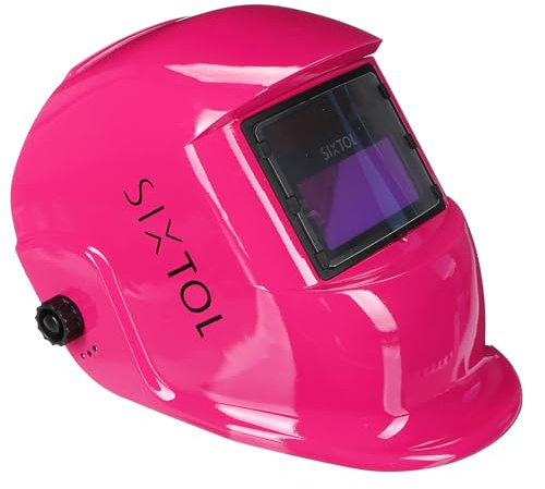 Selbstverdunkelnder Schweißhelm WELDING MASK 4, rosa