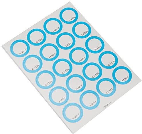 Anybook Reader Sticker-Set blau, 400 Aufkleber Codes für DRP-5100 Anybook Audiostift, je 200 transparent und 200 weiß