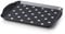 Zeal G201T Bandeja de melamina con diseño de Lunares (30 x 21 cm), Color Gris Oscuro