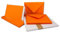 10x Faltkarten SET DIN A6/C6 mit Brief-Umschlägen in Orange - inklusive Einleger - 14,8 x 10,5 cm - Premium Qualität - FarbenFroh