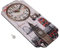 AUNMAS Europäische Retro Rechteckige Wanduhr mit Londoner Uhr Muster Bar Shop Dekoration Uhr Antike Wand Startseite Wohnzimmer Dekor