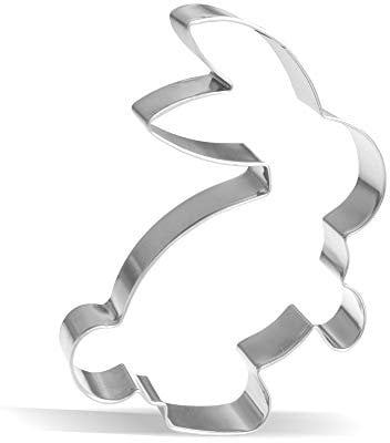 Emporte-pièce en forme de lapin en acier inoxydable 10,5 cm