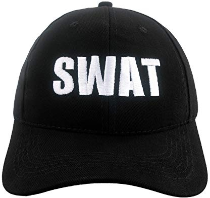 MFAZ Morefaz Ltd Baseball Mütze SWAT Herren Damen Cap Caps Snapback with Adjustable Strap (Cap Swat)
