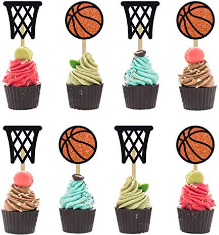 Seyal® Cupcake-Topper mit Basketball