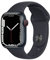 Apple Watch Series 7 (GPS + Cellular, 41mm) Smartwatch - Aluminiumgehäuse Mitternacht, Sportarmband Mitternacht - Regular. Fitnesstracker, Blutsauerstoff und EKGApps, Wasserschutz
