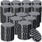 KADAX Lot de 200 couvercles de bocaux en métal sécurisés avec quatre filetages, fermeture à visser pour mariner, conserver (pois noirs, 66 mm)