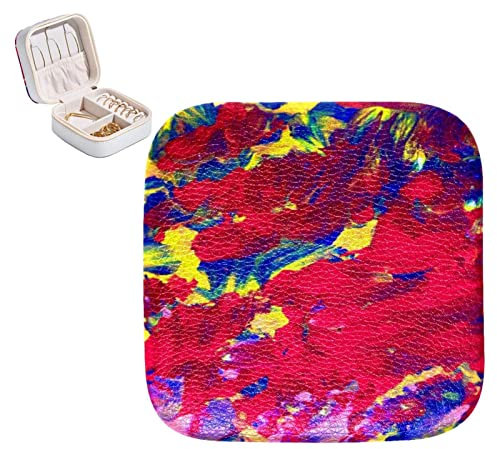 Scatola organizer per gioielli in pelle PU Piccola custodia per gioielli Artisti Palette