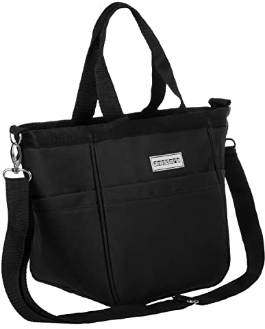 anndora Umhängetasche Damen Schultertasche schwarz