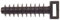 WOLFPACK LINEA PROFESIONAL 13050360 Taco FIJ. Brida Nylon 8MM NEG.(Bo.100u), Multicolor