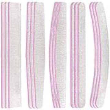 Firschoie Lot de 15 Limes à Ongles Professionnelles, 180/240 Grit Lime à Ongles Double Face Manucure Gel, Lime à Ongles Lavable et Réutilisable, pour les salons de manucure et à la maison