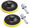 Treki 2pcs Platos de Lijado 125 mm Discos de Lijado Almohadilla de Respaldo de Gancho y Bucle con Rosca M14 Disco de Pulido de Autoadhesivo 5 pulgadas Discos Hook and Loop