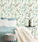 GAULAN - 680951 Papier Peint Vinyle écologique Branches Fleurs et Oiseaux pour Mur Salon Cuisine Bain Chambre Couloir Salle à Mange tête de lit Hall - Rouleaux de 10 m x 0,53 m