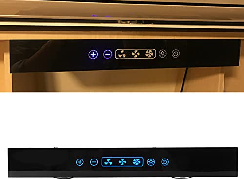 Hotte Cam Car 12V,Hotte Cam Car 12V,À L'Intérieur De La Hotte De Cuisine Rv,Hotte De Cuisine 12 V Réglable À 3 Vitesses Avec Lumière Led À Écran Tactile Pour Cuisine De Cam-Car Rv