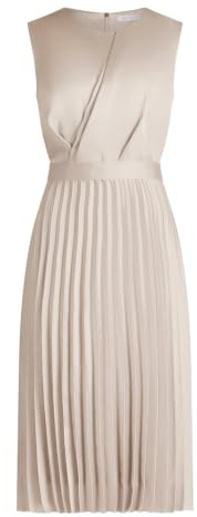 Betty & Co Damen Midikleid mit Plissee