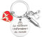 Cadeau Infirmiere,Porte Clé Infirmière,Cadeau pour Infirmière Libérale,Idee Cadeau pour Une Infirmière,Cadeau Futur Infirmière,Cadeaux pour Infirmière Porte Clef Infirmiere Rigolo Personnalisé