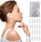 100 Pièces Protecteurs d'oreille Jetables Clair Plastique Étanche Protection Cache-Oreilles Élastique pour Teinture Capillaire Salon