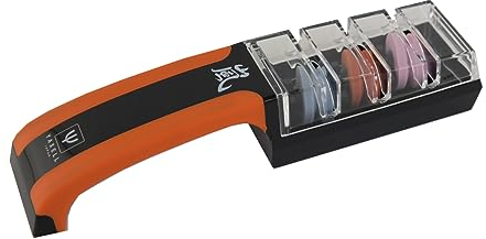 Yaxell Aiguiseur de couteaux avec 3 rouleaux abrasifs grossier/moyen/fin