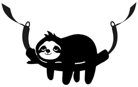 ARIOU Porta carta igienica a forma di bradipo, divertente supporto per carta igienica, supporto per carta igienica da parete, divertente porta carta igienica per tavolo da bagno