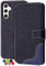 elephones Coque de Protection Pliable en Cuir PU pour Samsung Galaxy S23 FE, certifié TÜV, Protection RFID, pour Samsung S 23 FE 5G – Noir