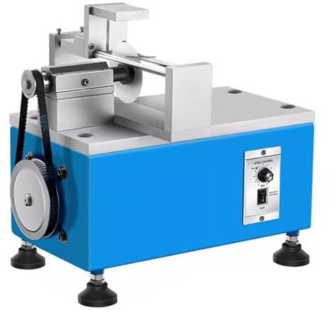 Mini Table Saw 8cm Circular Blade - Benchtop Jewelry Cutting Machine for Gold, Silver, Precious Metals - Adjustable Speed