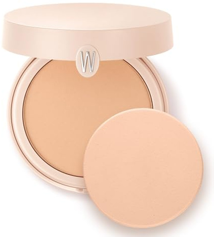 WYCON Cosmetics Bluring Foundation und Kompaktpuder 2-in-1, mattes Finish mit modularer Abdeckung, 11 Medium Gold