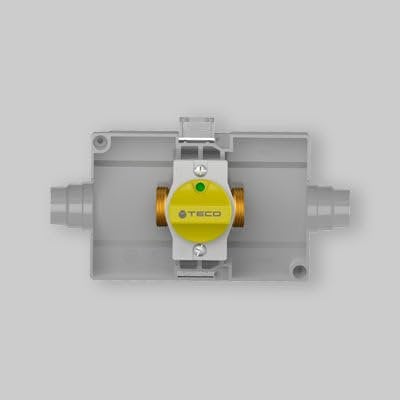 Rubinetto di intercettazione Teco gas da incasso diritto K2.0