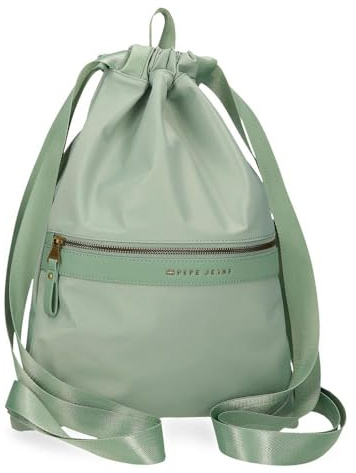 Pepe jeans Morgan Rucksack, Grün, 35 x 46 cm, Polyester, mit Details aus Kunstleder von Joumma Bags, grün, Talla única, Rucksack