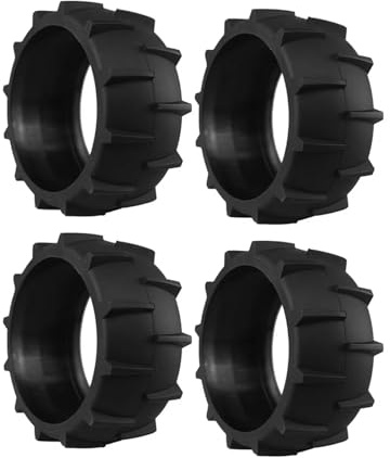 4PCS Practical Traction Tires Drive Rubber Texture Suitable For Lawns Mowers 100x40mm Rubber Drive Component Accessories