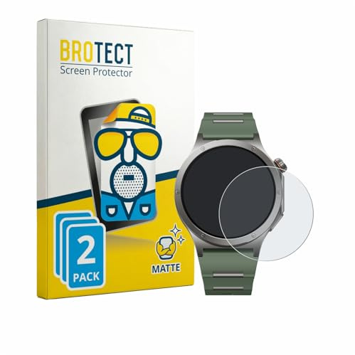 BROTECT Schutzfolie für OnePlus Watch 4 | 2 Stück Entspiegelnder Displayschutz Made in Germany Matte Displayschutz-Folie Anti-Reflex Anti-Fingerprint Einfache Montage