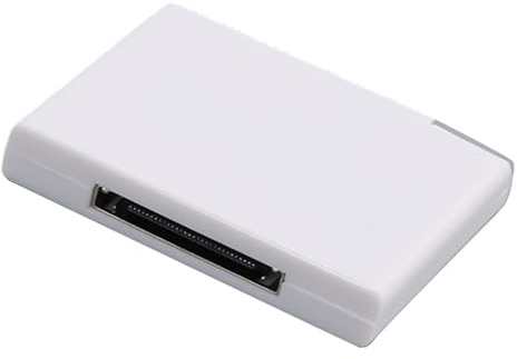Omquot Receptor Bluetooth Inalámbrico con Altavoz de Base de 30 Pines con Velocidad de Transmisión de Larga Distancia para SoundDock - Compatible con iOS/