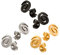 Fly Style Ohrstecker aus 316L Edelstahl - Spirale Ohrringe Stecker, Grösse:8 mm, Farbwahl:schwarz
