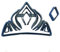 Cuticuter Corona Elsa Cortador de Fondant Frozen, azul