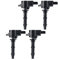 Frankberg 4x Zündspule Zündmodul Kompatibel mit W203 W204 C230-C350 W211 W212 S211 S212 E230-E500 CLK CLS CLC/G/GL/GLK/R/S-Klasse Sprinter Viano Vito Replace# 0001502780
